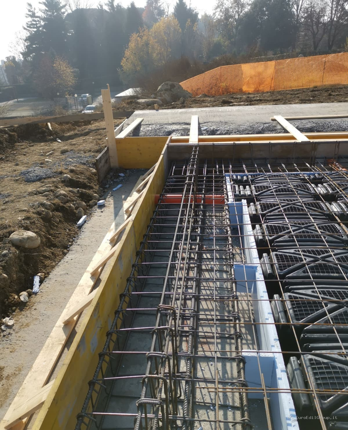 Realizzazione fondazioni e muro controterra per nuova costruzione residenziale - Cavaglià